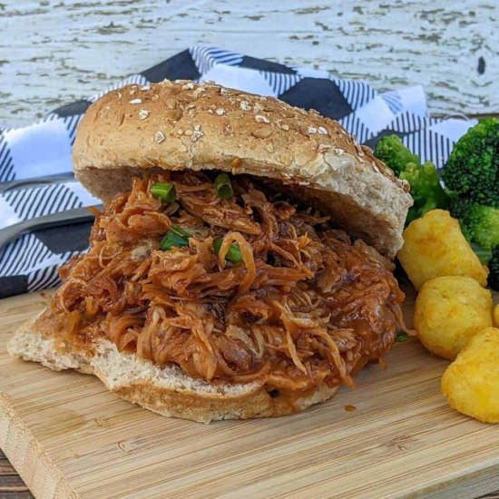 Maple Garlic Shredded Chicken