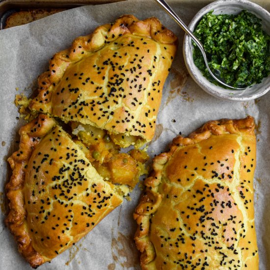 Curried Potato Pasties