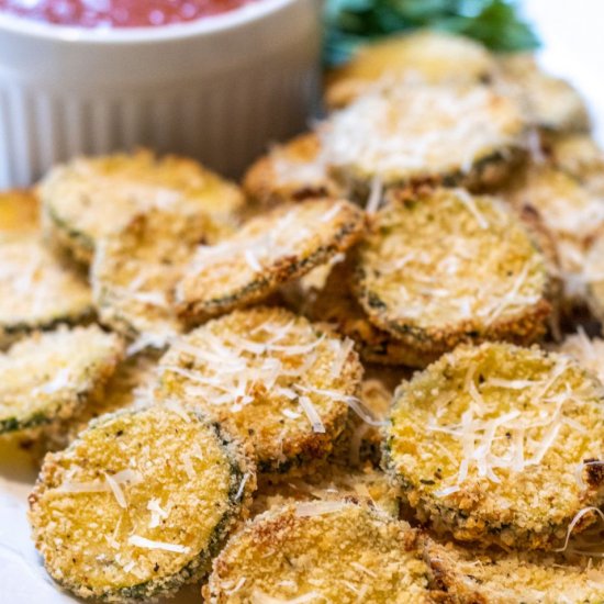 Crispy Oven Fried Zucchini