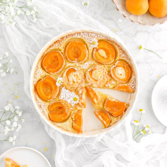 Apricot Lemon Clafoutis