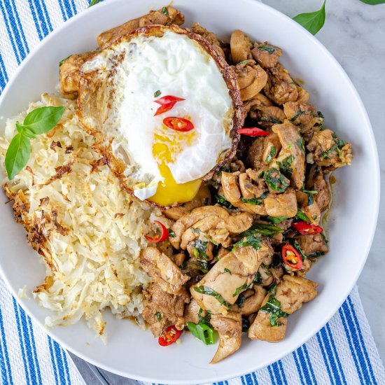 Low Carb Thai Basil Chicken