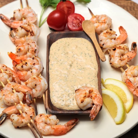 Grilled Shrimp Rémoulade