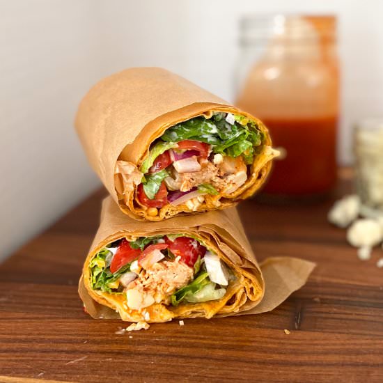 Buffalo Chicken Salad Wrap