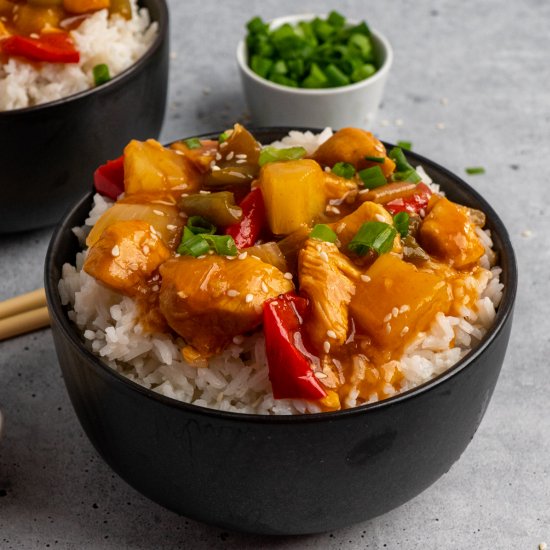 Crock Pot Sweet and Sour Chicken