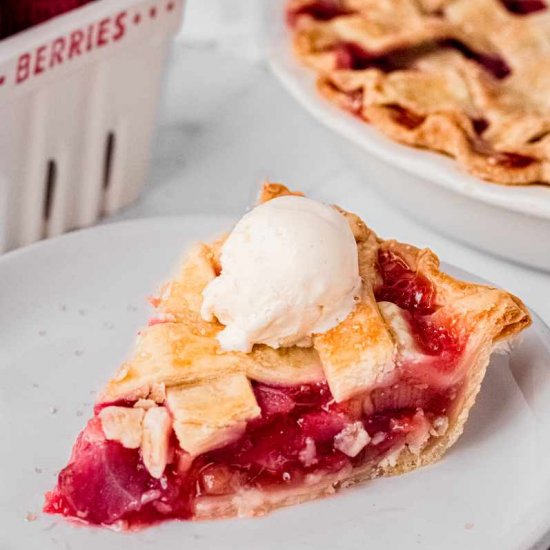 Strawberry Rhubarb Pie Recipe