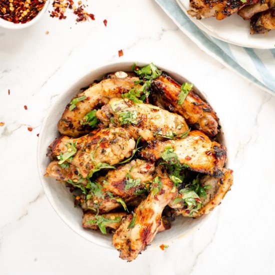 Zesty Baked Italian Style Wings