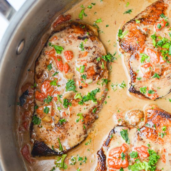 Red Pepper Chicken Breasts