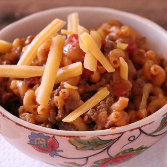 Gluten Free Chili Mac and Cheese