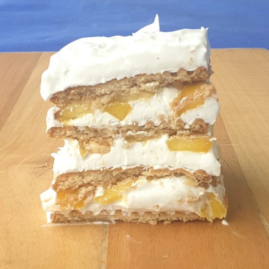 Mango float or mango icebox cake