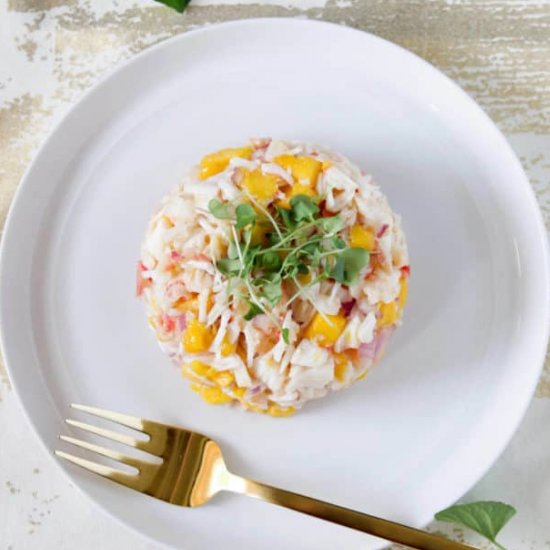 Simple Crab Salad with Mango