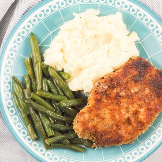 Blackstone Parmesan Pork Chops