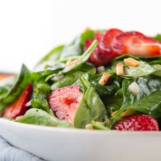 Strawberry Spinach Salad