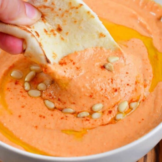 Roasted Red Pepper Hummus