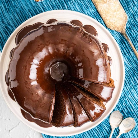 Chocolate Sour Cream Pound Cake