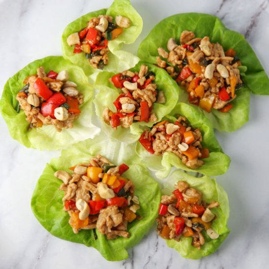 Asian Chicken Lettuce Wraps