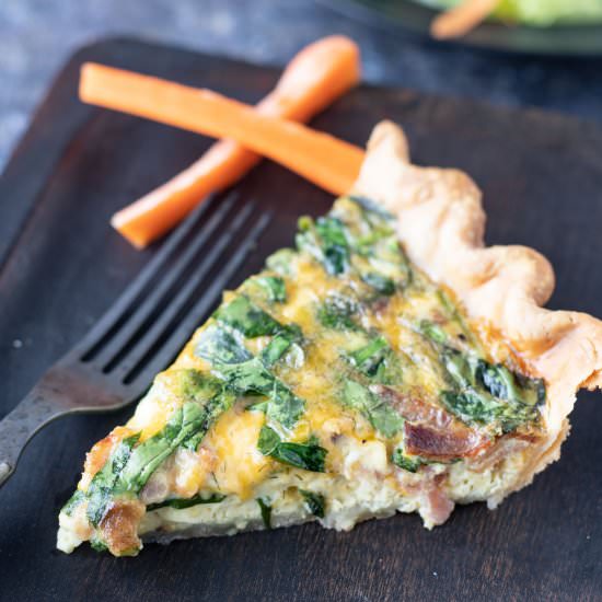 Bacon Spinach Quiche