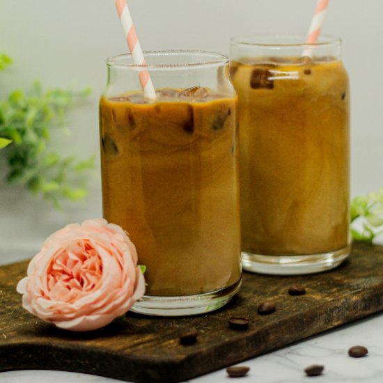 Mushroom Iced Coffee with Espresso