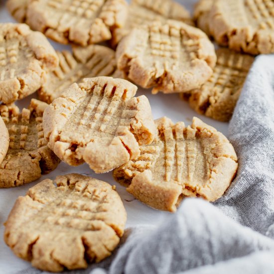 Sugar Free Peanut Butter Cookies