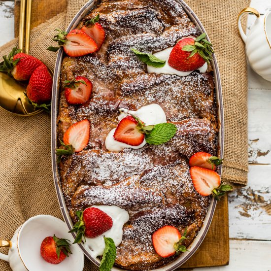 Strawberry French Toast Casserole