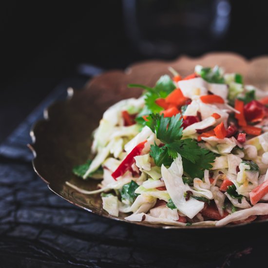 Indian Spiced Coleslaw