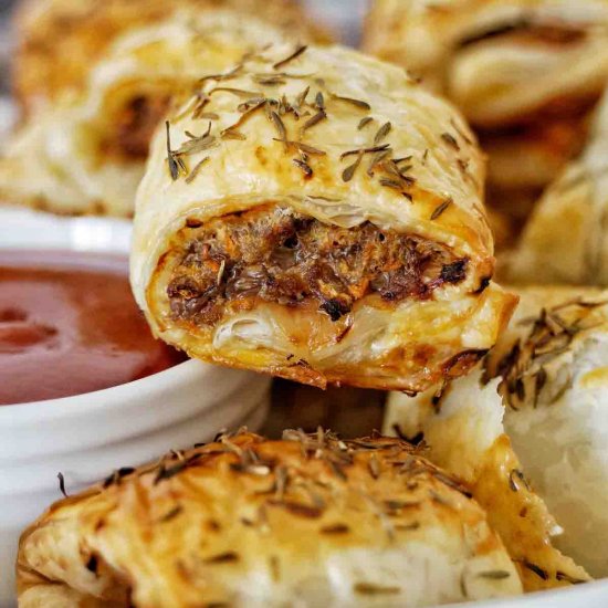 Beef Mince Sausage Rolls