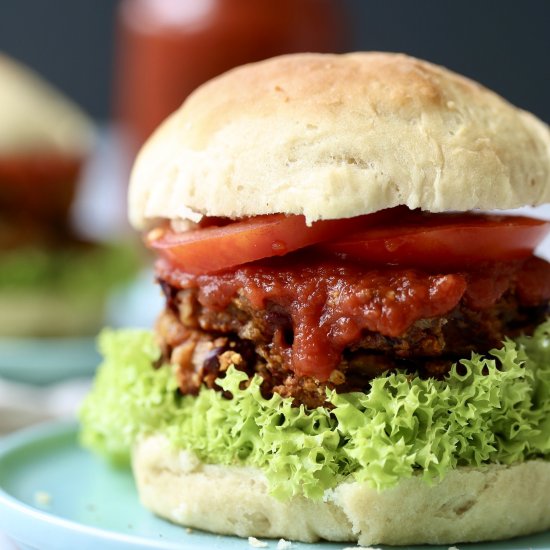 Easy BBQ Veggie Burger Recipe