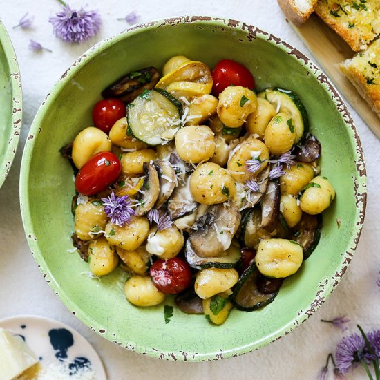 Farmers Market Skillet Gnocchi