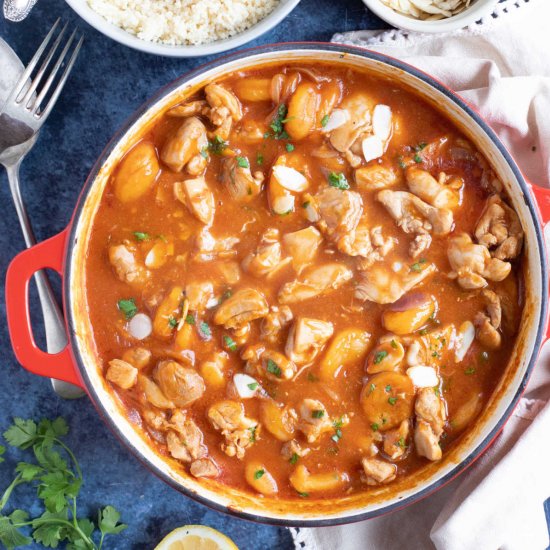 Chicken and Apricot Tagine