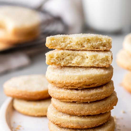 lemon shortbread cookies