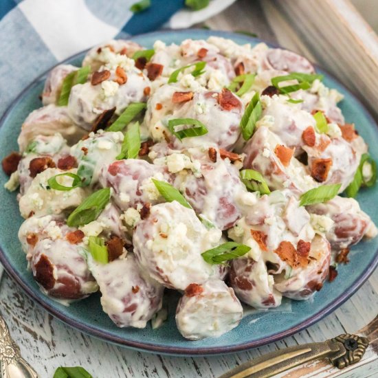 Blue Cheese Bacon Potato Salad