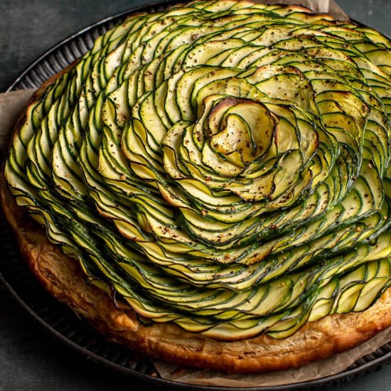 Zucchini tart