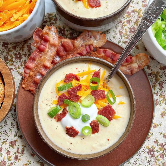 The Best Crockpot Potato Soup