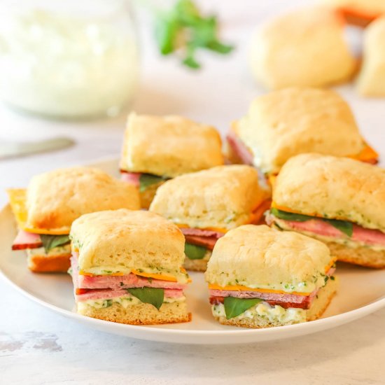 Ham and Cheese Biscuits