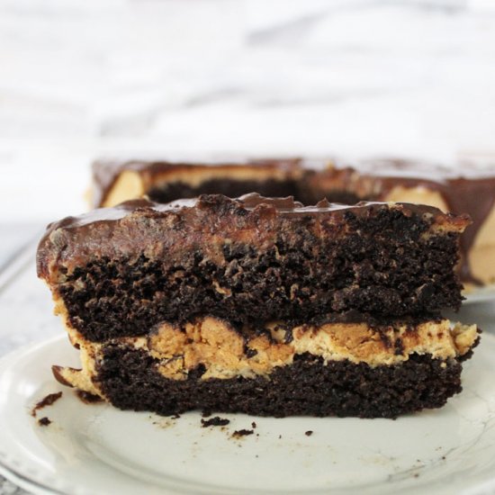 Almond Butter Cup Layer Cake