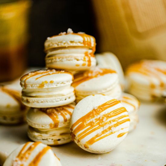 Salted Caramel Macarons