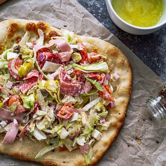 Italian Chopped Salad Pizza