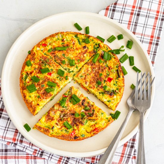 Oats Omelet with Veggies