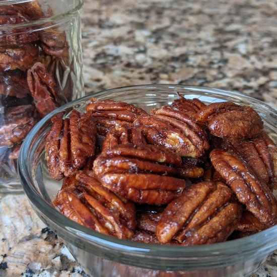 Easy Candied Pecans