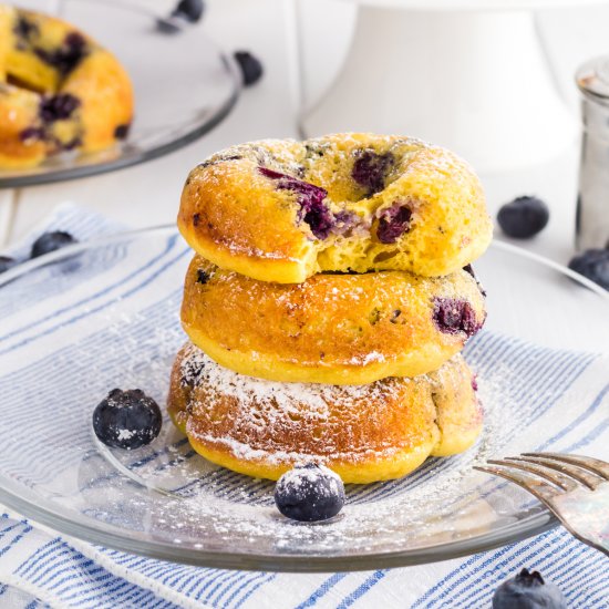 Blueberry Cake Donuts