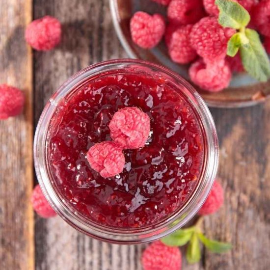 Low Sugar Raspberry Jam Recipe