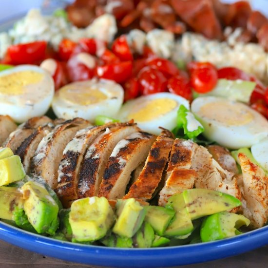 Low Carb Chicken Cobb Salad