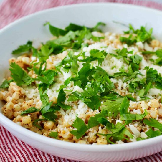 Air Fryer Mexican Street Corn