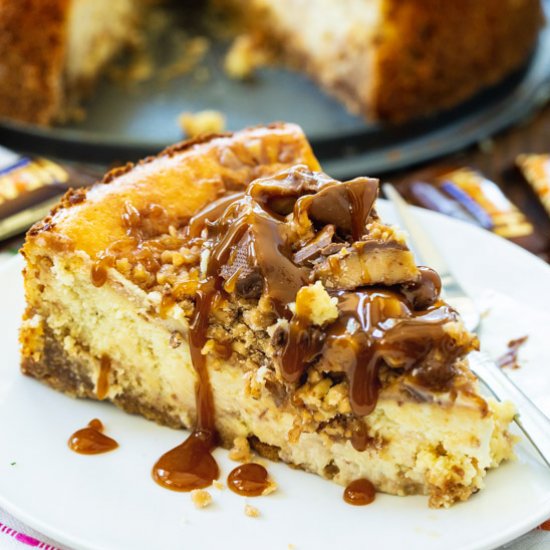 English Toffee Cheesecake