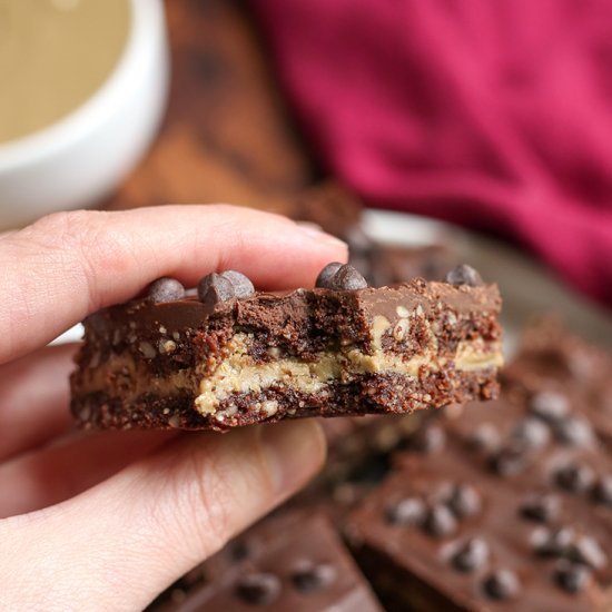 Paleo Double Fudge Bars