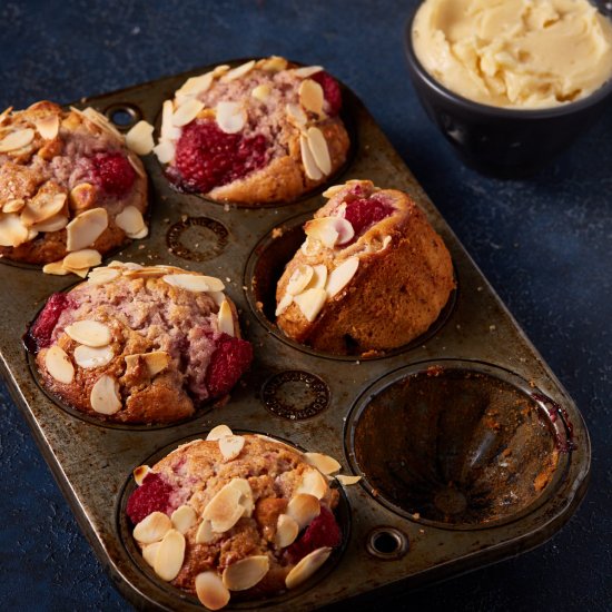 Raspberry White Chocolate Muffins