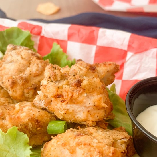 Air Fryer Popcorn Chicken