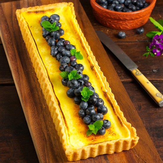 Brûléed Yoghurt Cream Tart