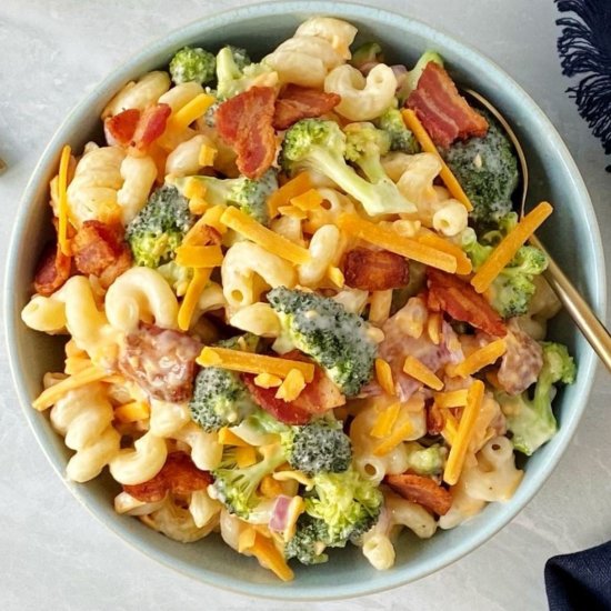 Broccoli Cheddar Pasta Salad