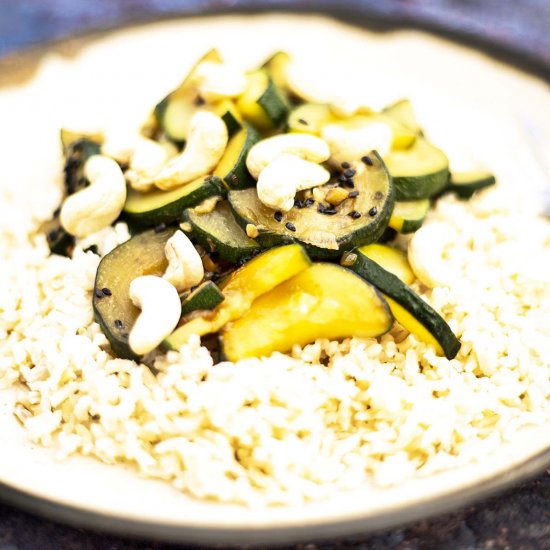 Courgette Stir Fry