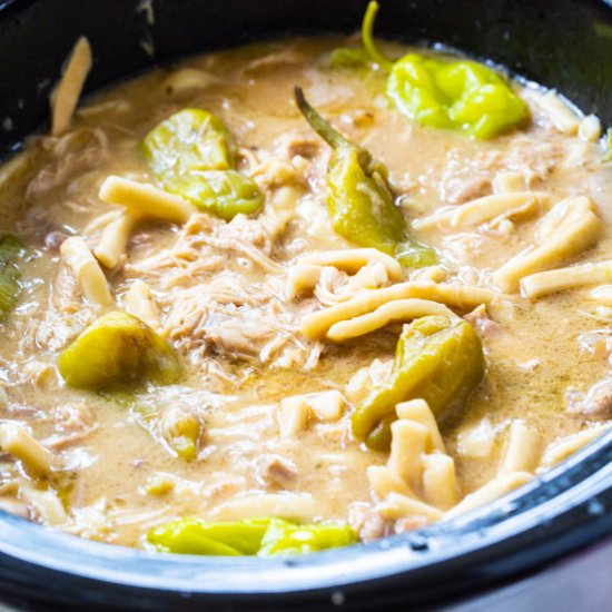 Mississippi Chicken and Noodles